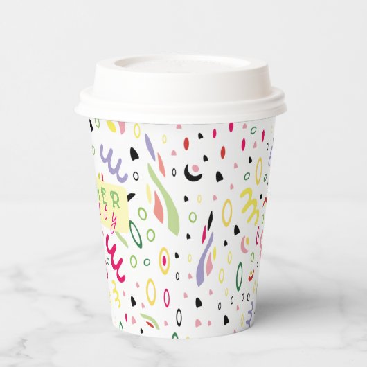 夏の雰囲気。 紙コップ (左)