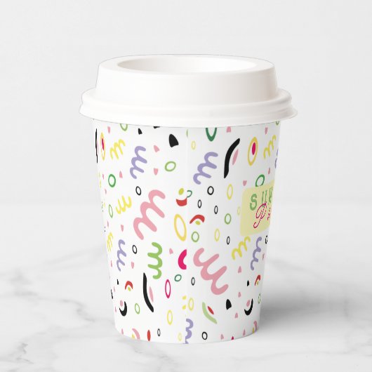 夏の雰囲気。 紙コップ (右)