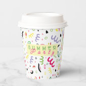 夏の雰囲気。 紙コップ (正面)