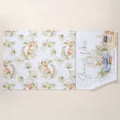 夏の雰囲気 | Bohoバチェロレッテ週末 ビーチタオル (正面)