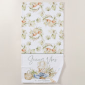 夏の雰囲気 | Bohoバチェロレッテ週末 ビーチタオル (正面)