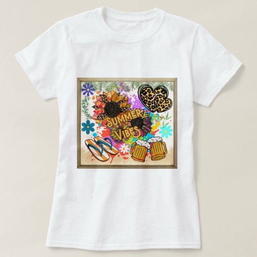 夏の雰囲気 Tシャツ (デザイン正面)