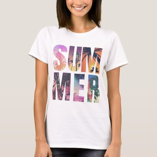夏の雰囲気 Tシャツ (正面)