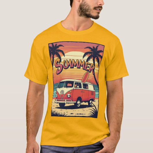 夏の雰囲気 Tシャツ (正面)