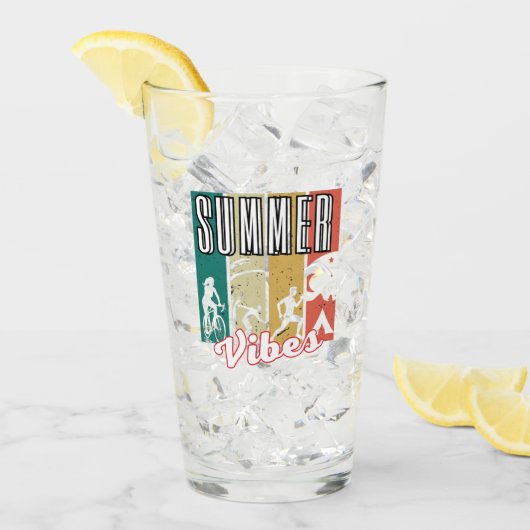 夏の雰囲気.w タンブラーグラス (アイス正面)