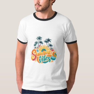 夏の雰囲気Tシャツデザイン Tシャツ
