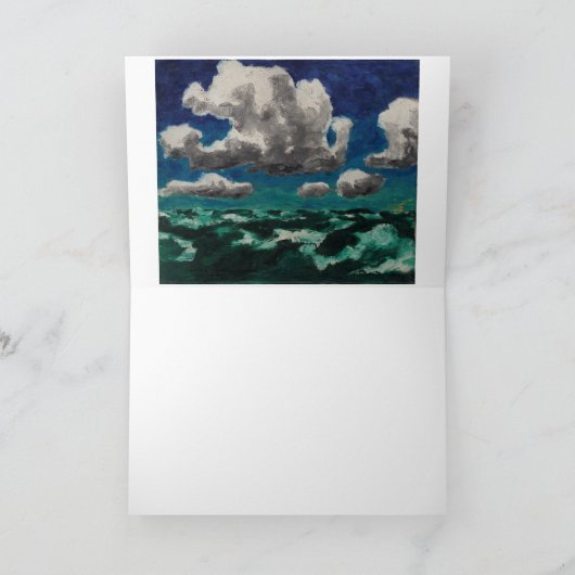 夏の雲 | Emil Node | カード (内部)