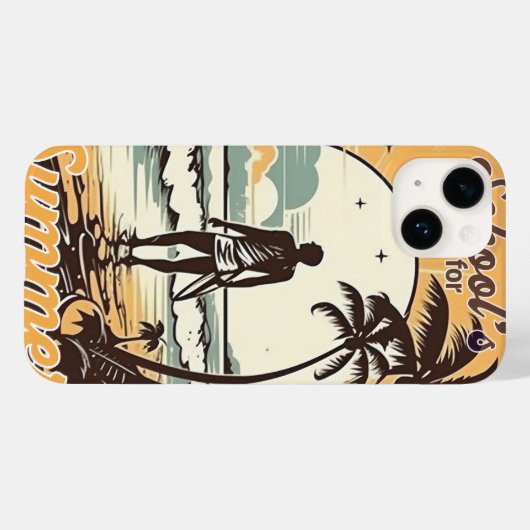 夏の電話ケース Case-Mate iPhoneケース (裏面 (横))