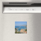 夏の静かな日のソレントの晴れたイタリアの街 マグネット (インサイチュ (食洗機))