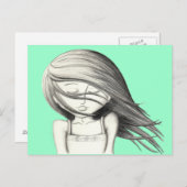 夏の風コピー ポストカード (正面/裏面)