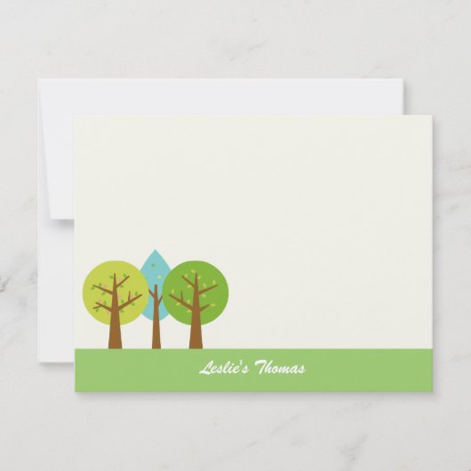 夏の風景サンキューカード サンキューカード (正面)