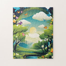 夏の風景パズル ジグソーパズル