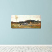 夏の風景 キャンバスプリント (インサイチュ (ウッドフロア))