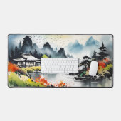 夏の風景 デスクマット (キーボード&マウス)