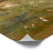 夏の風景 ポスター (角)