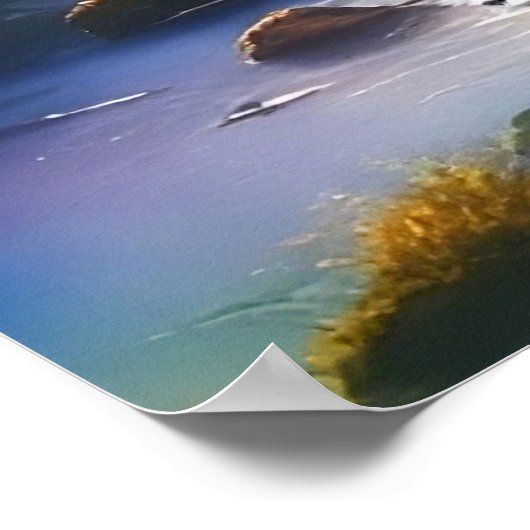 夏の風景 ポスター (角)