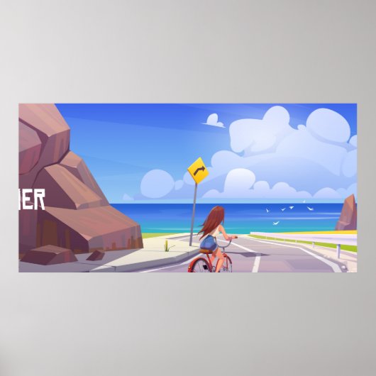 夏の風景 ポスター (正面)