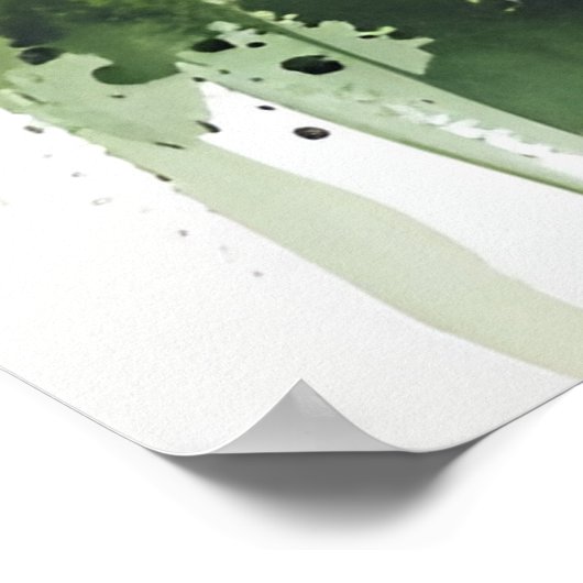 夏の風景 ポスター (角)