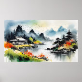 夏の風景 ポスター (正面)