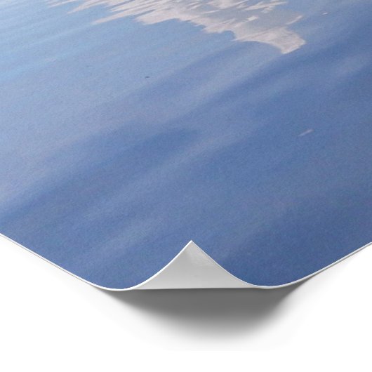 夏の風景（川） ポスター (角)