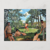 夏の風景、1869年 ポストカード (正面)