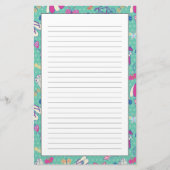 夏の風物詩美な柄 便箋 (正面)