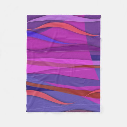 夏の風 フリースブランケット (正面)