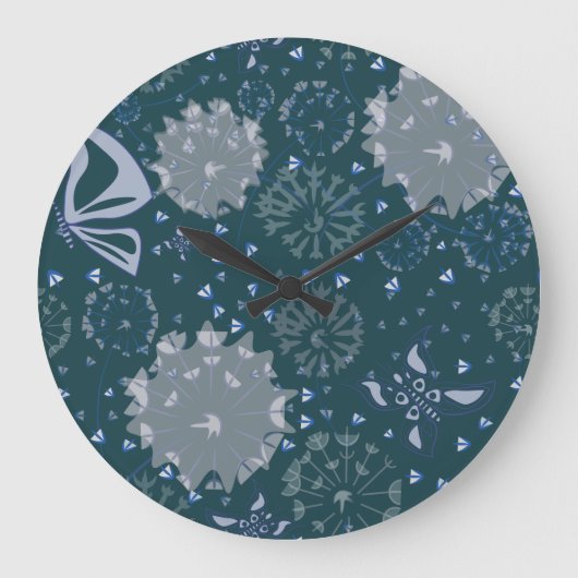 夏の風 ラージ壁時計 (正面)
