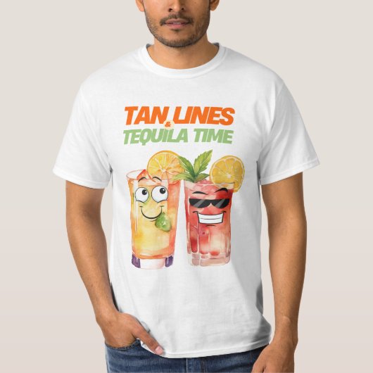 夏の飲み物 Tシャツ (正面)