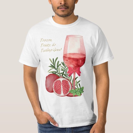 夏の飲み物 Tシャツ (正面)
