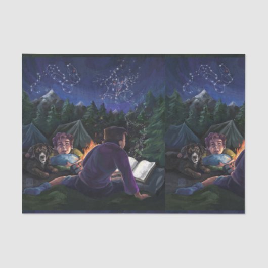 夏の騎士 薄葉紙 (正面)