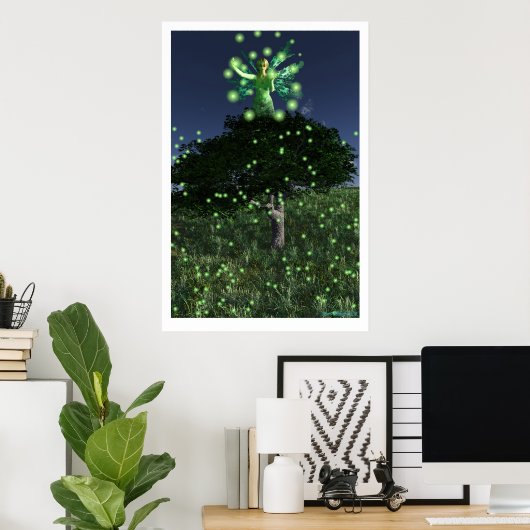 夏の魔法 ポスター (ホームオフィス)