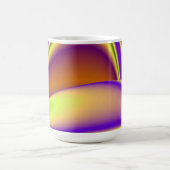 夏の魔法、抽象芸術3Dアート コーヒーマグカップ (中央)