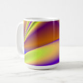 夏の魔法、抽象芸術3Dアート コーヒーマグカップ (正面左)