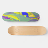 夏の魔法、抽象芸術3Dアート スケートボード (横)