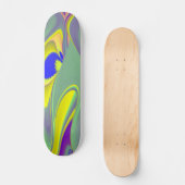 夏の魔法、抽象芸術3Dアート スケートボード (正面)