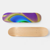 夏の魔法、抽象芸術3Dアート スケートボード (横)