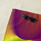 夏の魔法、抽象芸術3Dアート ビーチタオル (インサイチュ)