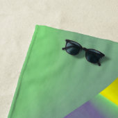 夏の魔法、抽象芸術3Dアート ビーチタオル (インサイチュ)