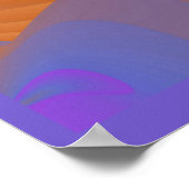 夏の魔法、抽象芸術3Dアート ポスター (角)