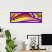 夏の魔法、抽象芸術3Dアート ポスター (ホームオフィス)