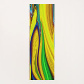 夏の魔法、抽象芸術3Dアート ヨガマット (裏面)