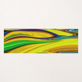 夏の魔法、抽象芸術3Dアート ヨガマット (正面(横))