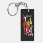 夏の魚とチップ キーホルダー (正面左)