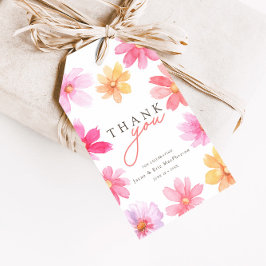 夏の鮮やかフローラ野草花好き ギフトタグ