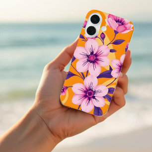 夏の鮮やかフローラ – ドーパミンスタイル iPhone 16ケース