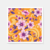 夏の鮮やかフローラ – ドーパミンドレッシング –  スタンダードカクテルナプキン (正面)
