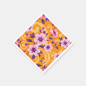 夏の鮮やかフローラ – ドーパミンドレッシング –  スタンダードカクテルナプキン (角)