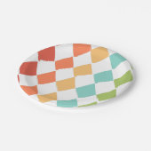 夏の鮮やか色 ペーパープレート (アングル)