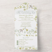 夏の鳥 オールインワン招待状 (内側)